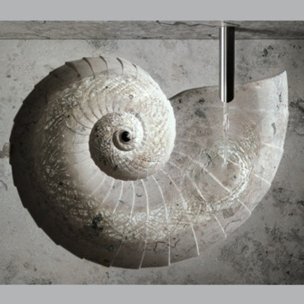 46060 Подвесная раковина настенная овальная Bagno Sasso  белая  - Вид №2