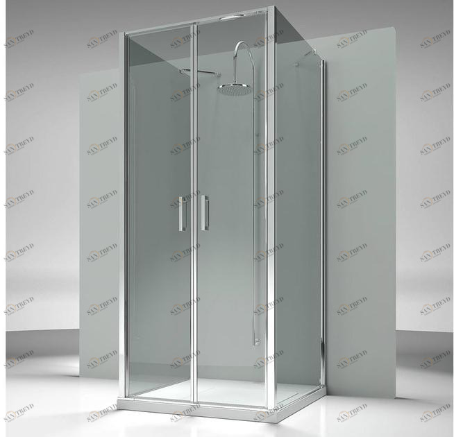 VISMARAVETRO Прямоугольная душевая кабина из закаленного стекла на заказ L i n e a sun-id-1449919