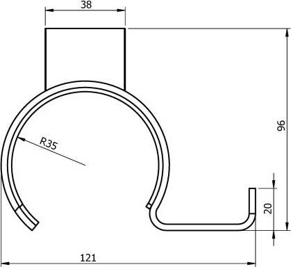 28091A-BP Держатель фена Langberger Германия Accessories, BLACK EDITION - Вид №2