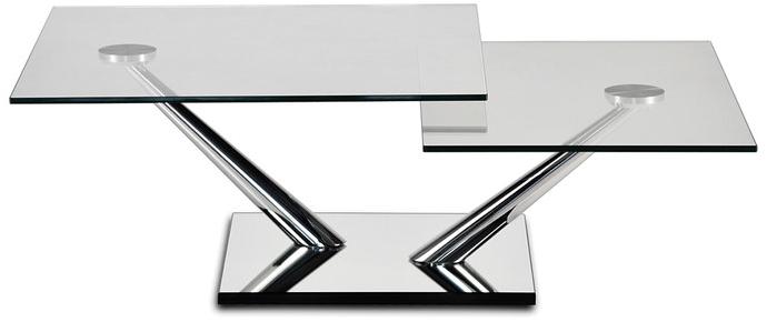 NAOS Раскладной квадратный журнальный столик из хрусталя sun-id-1349834 - Вид №2