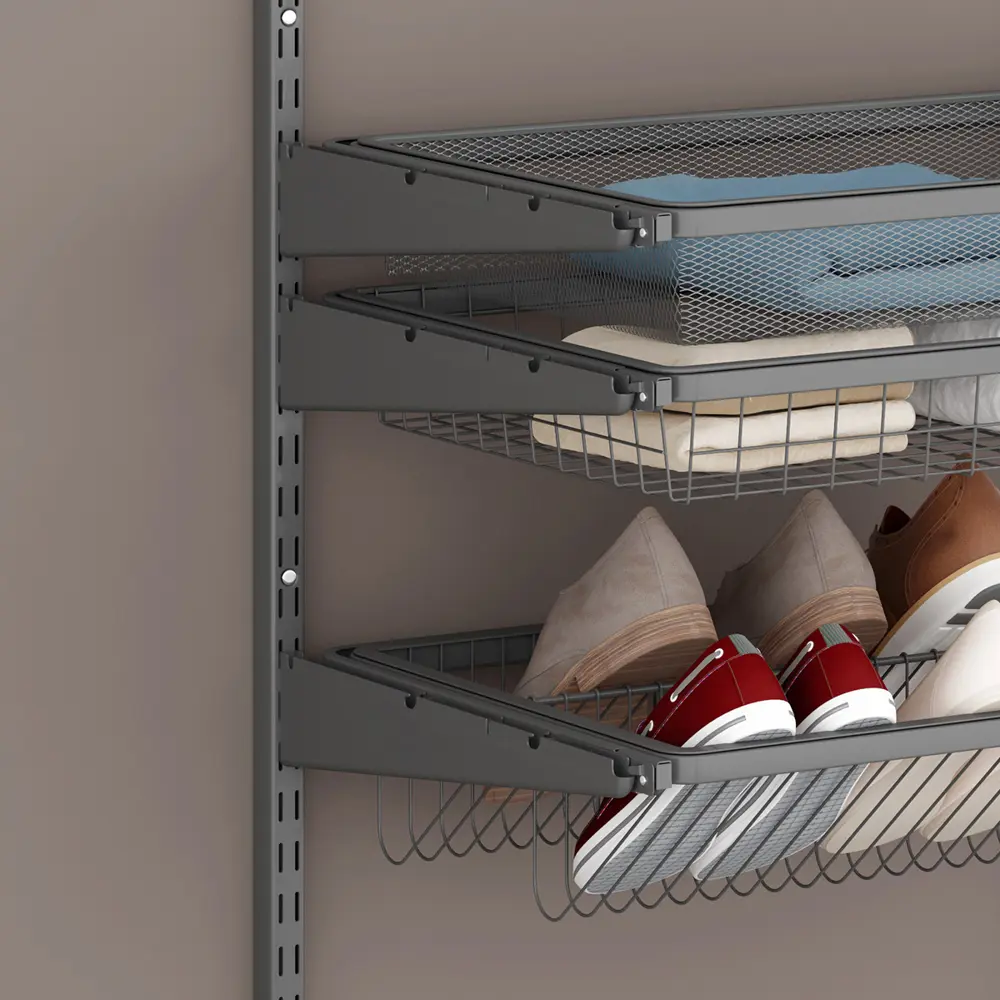 LARVIJ Проволочная корзина для гардеробной системы 55.5×9×41 см 89370197 STLM-1082373 - Вид №1