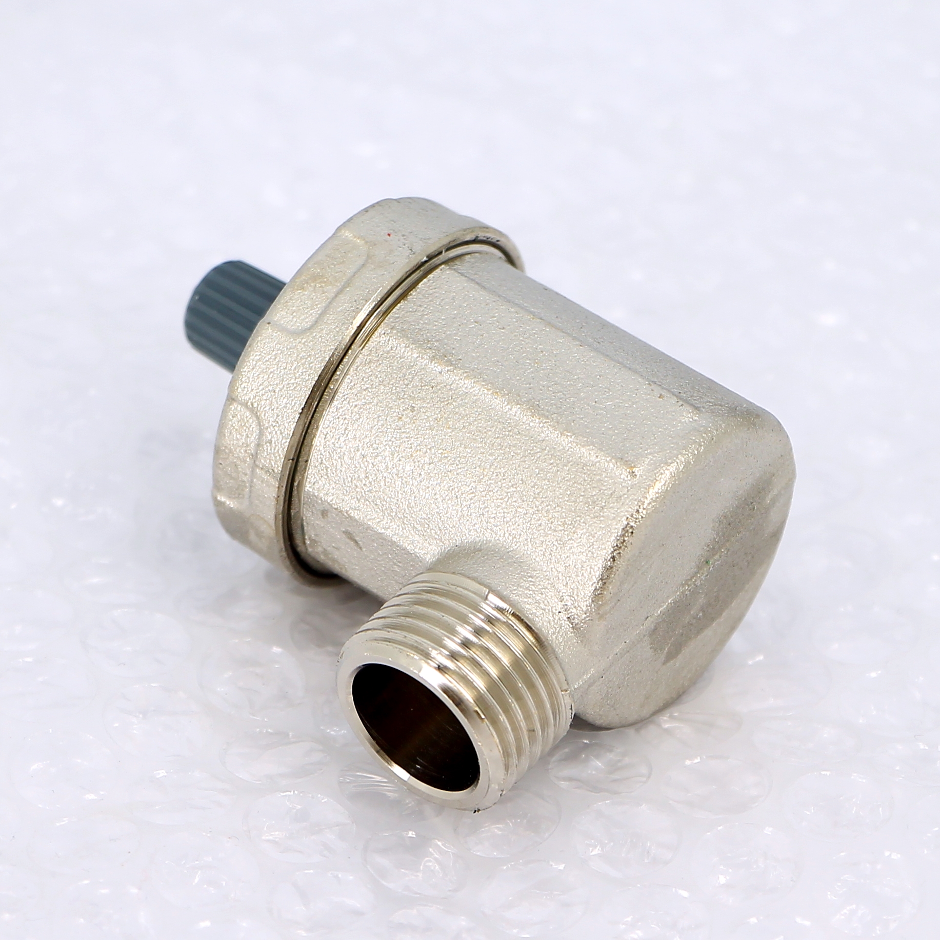 Воздухоотводчик автоматический угловой никелированный TIEMME 1/2" 1980003 - Вид №1