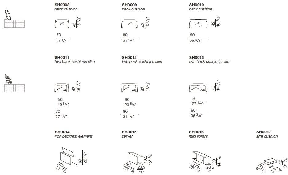 Bodema Модульный угловой диван с журнальной полкой sun-id-1412894 - Вид №15