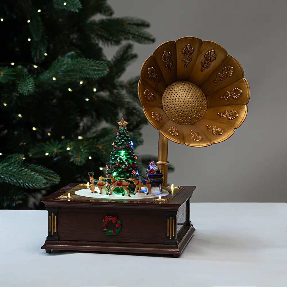 89368034 Новогодняя композиция светящаяся Громофон STLM-1508079 Santreyd 