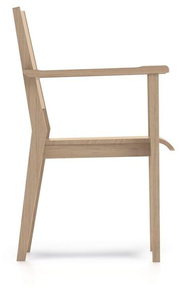 PIAVAL Штабелируемый стул из бука с подлокотниками Swing | health & care 32-15/4 - Вид №2