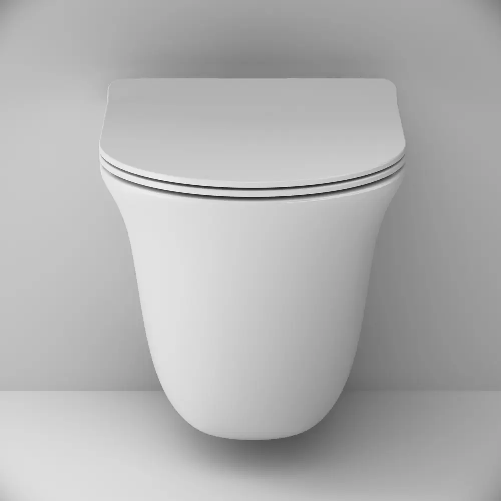 Унитаз подвесной AM.PM Force безободковый с сиденьем микролифт STLM-2095680 - Вид №5