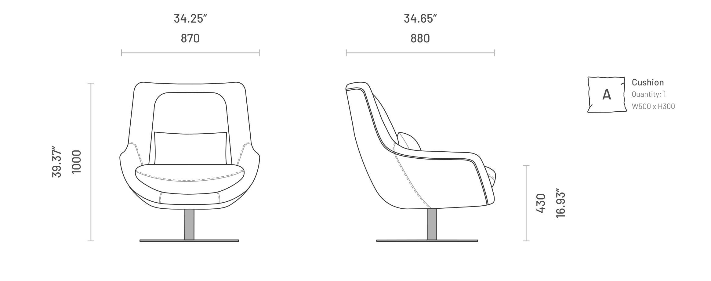 Кресло с подставкой для ног Domkapa ARCH-00039294 - Вид №6