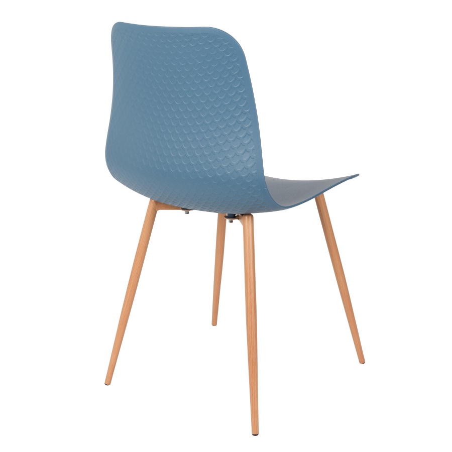 Стул Leon голубой White Label Living 1100306 - Вид №5