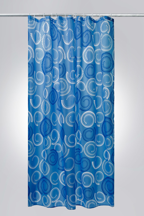 900P180M11 Milardo Ultramarine Dots Штора для ванной комнаты Ultramarine Dots Россия  - Вид №1