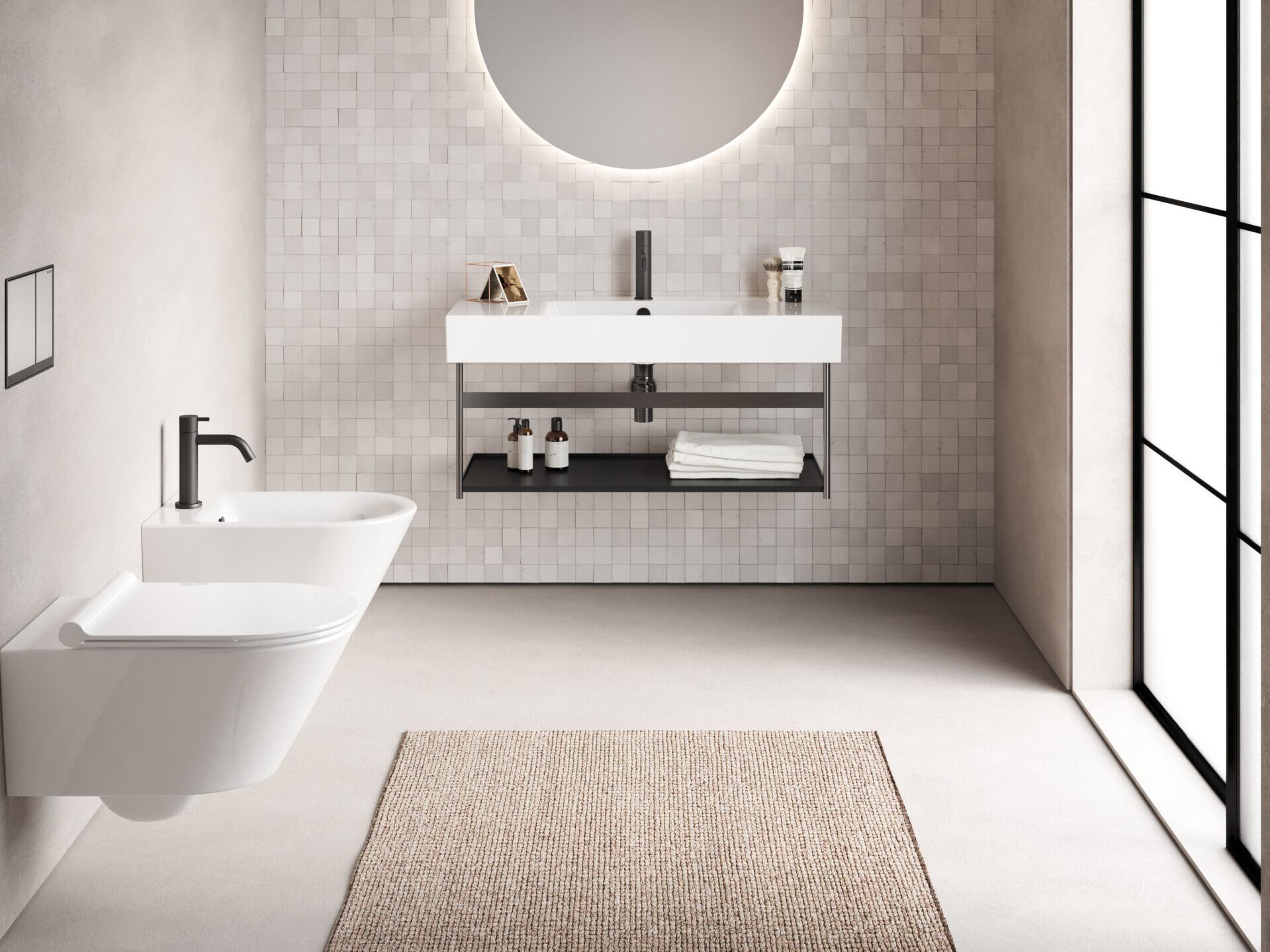 Металлическая подвесная консоль для умывальника CERAMICA CATALANO Consolle lavabo 100 ARCH-00041038 - Вид №1