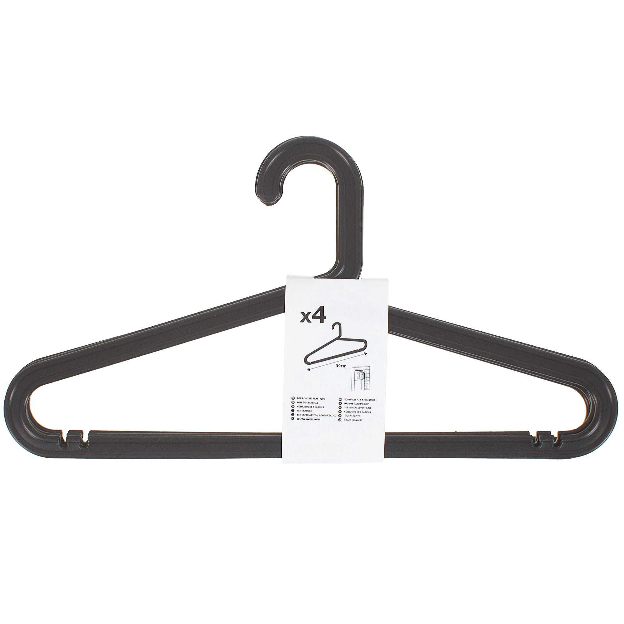 18706968 Плечики для одежды, пластик, 4 шт Santreyd  - Вид №2