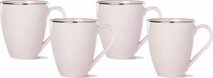 10640835 Lenox Набор кружек Lenox "Трианна" 350мл, 4шт, (пудровый) Фарфор