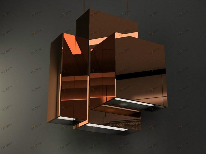 Quasar Подвесной металлический светодиодный светильник прямого света sun-id-1354979