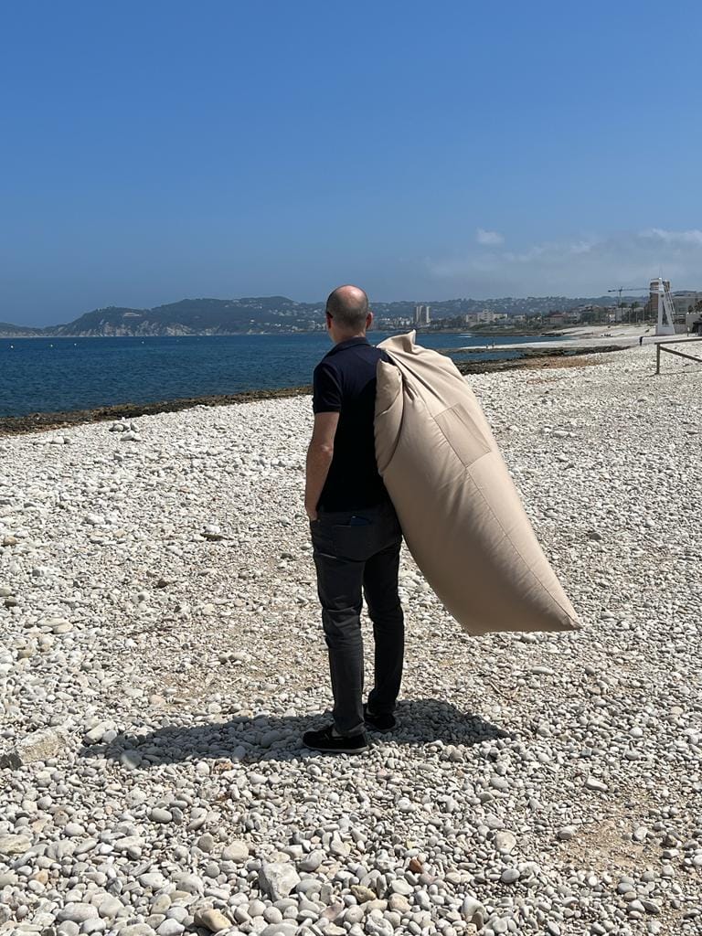 Ткань съемная сумка садовое кресло Kaimok оттоманка для внутреннего и наружного использования ARCH-00097764 - Вид №5