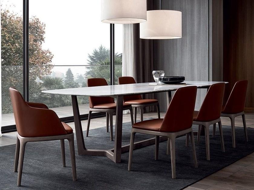 Poliform Кожаное кресло с подлокотниками sun-id-1397619 - Вид №5