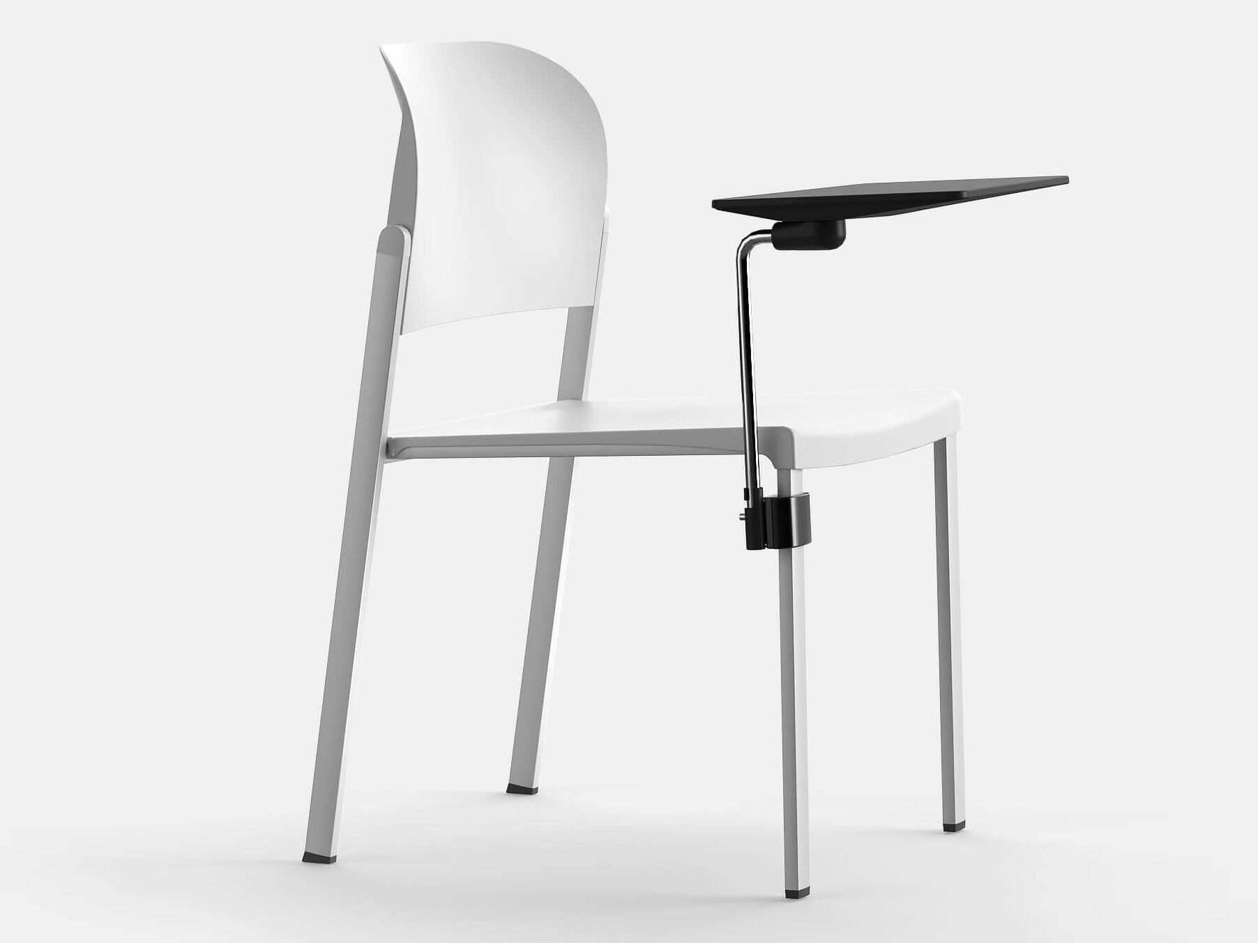 Штабелируемый стул для конференций из полипропилена с опрокидыванием IBEBI био ARCH-00043856