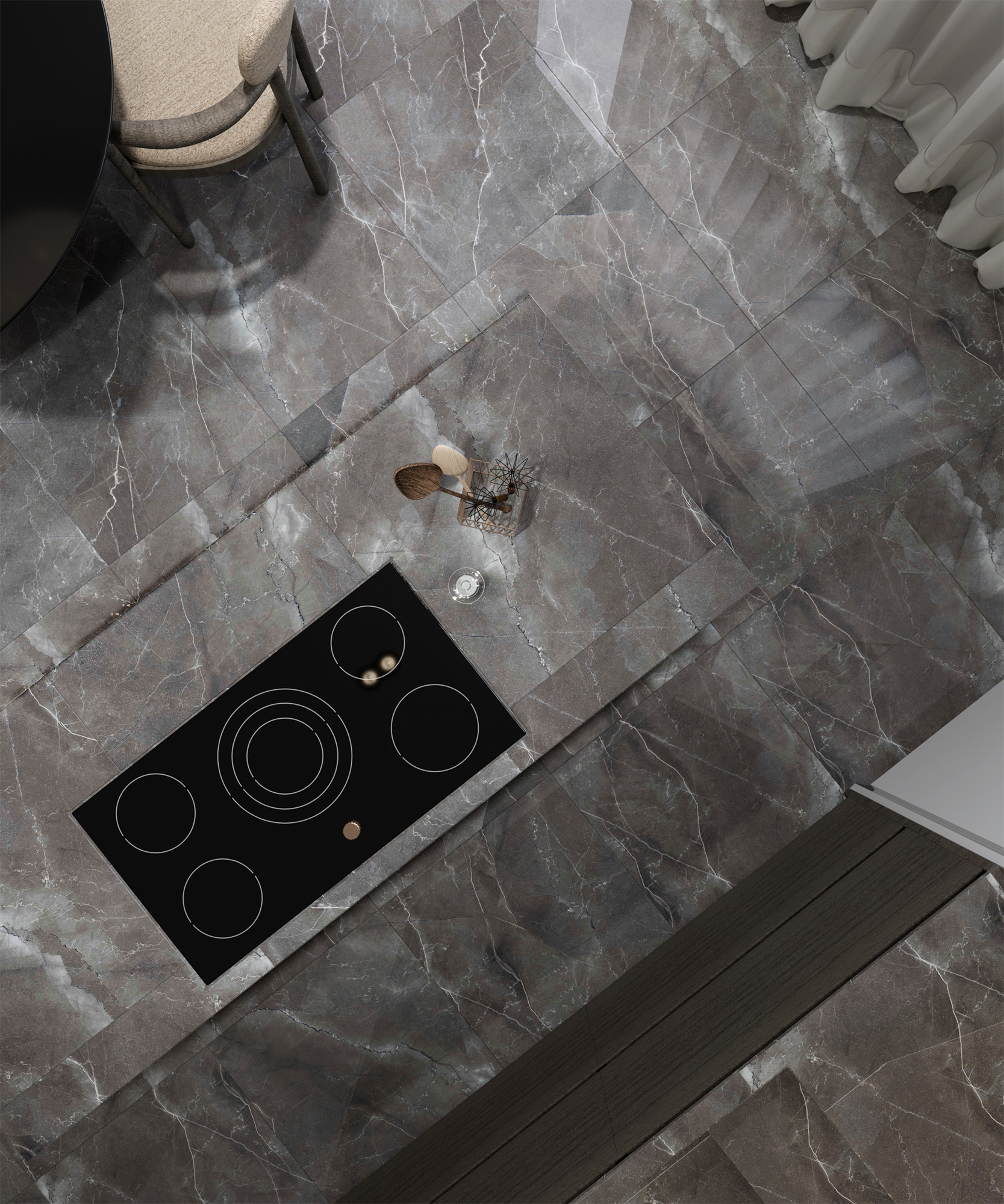 PULPIS NERO — Элегантность в каждом квадрате FP1014-A Arcadia Ceramica - Вид №2