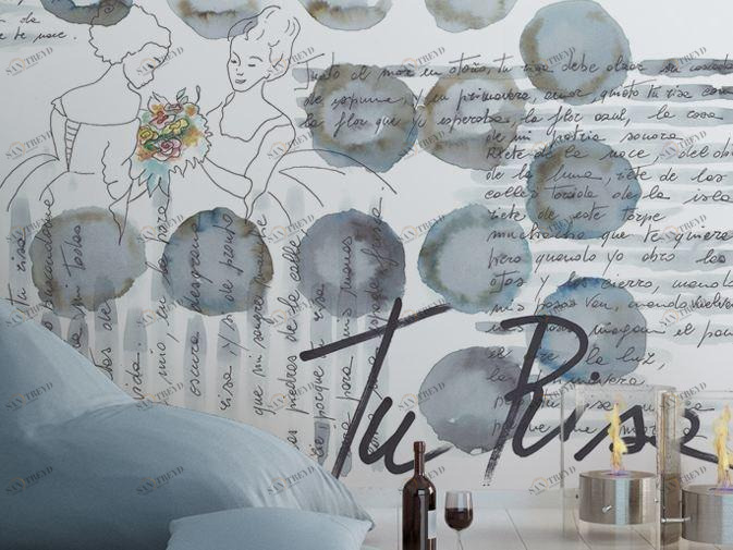 GLAMORA Виниловые обои с тиснением Signs sun-id-1378134