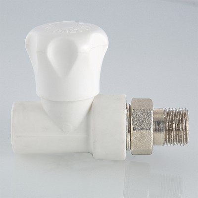 VTp.717.V.02004 Клапан полипропиленовый со сгоном прямой Valtec 20 мм х 1/2"  - Вид №8