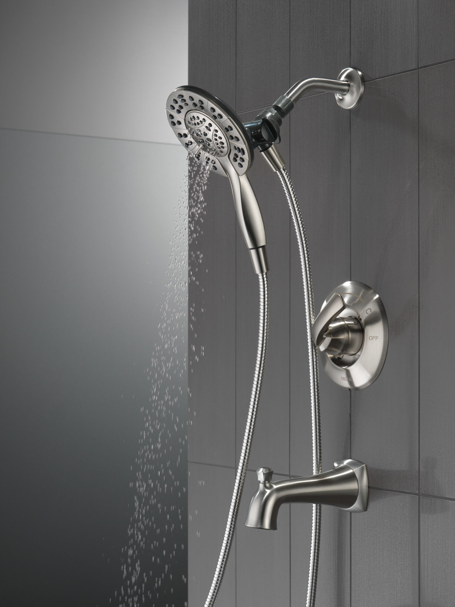 144962-SS-I Ванна и душ Monitor® серии 14 с In2ition® Delta Faucet DELTA Нержавеющая сталь - Вид №9