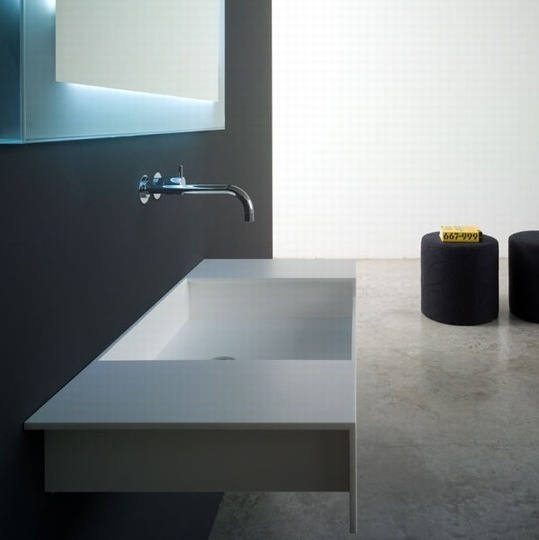 45708 Подвесная раковина настенная овальная Rapsel Nami белая - Вид №1