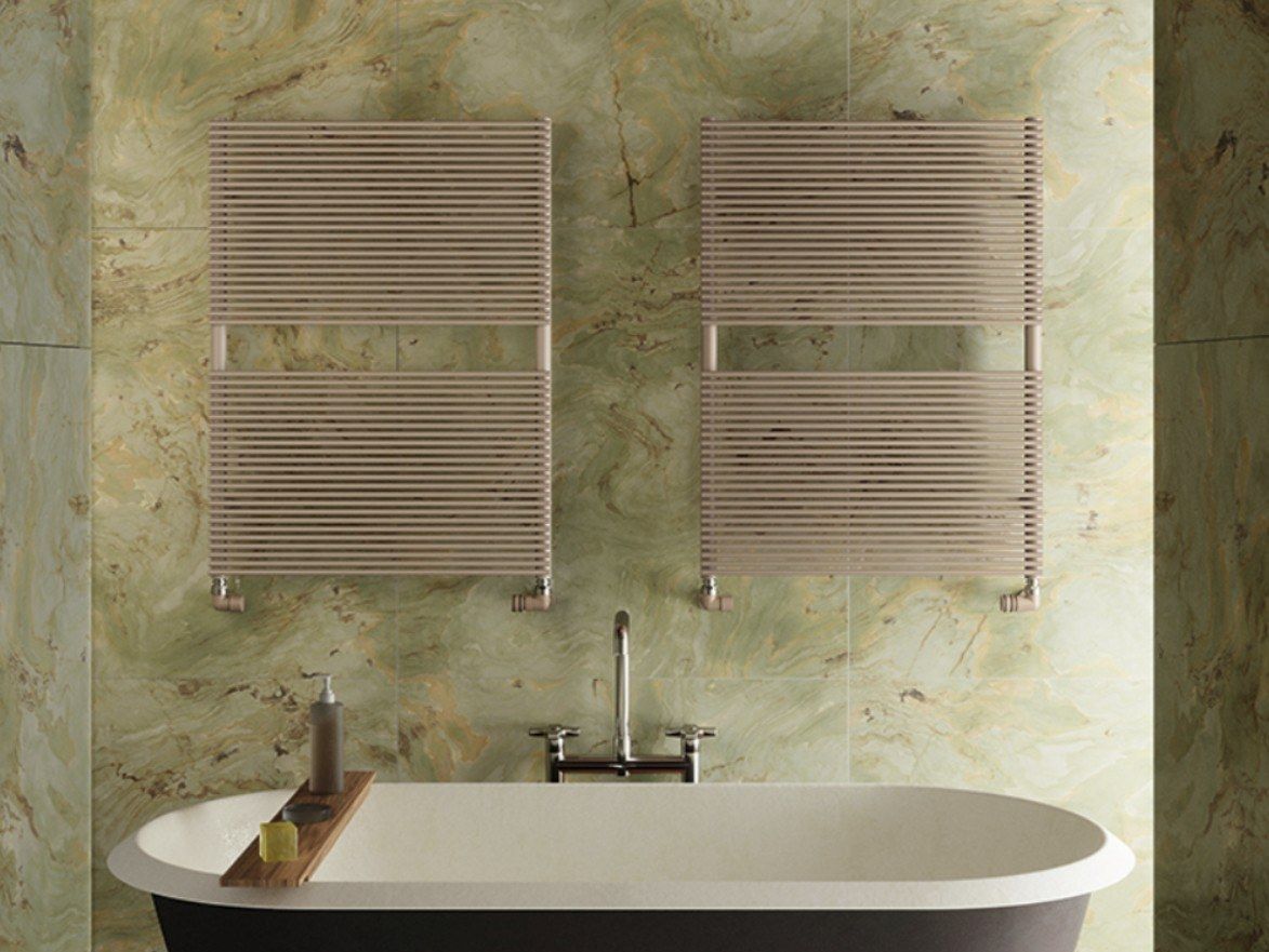 Настенный вертикальный полотенцесушитель с клапанами Tubes основы ARCH-00115599