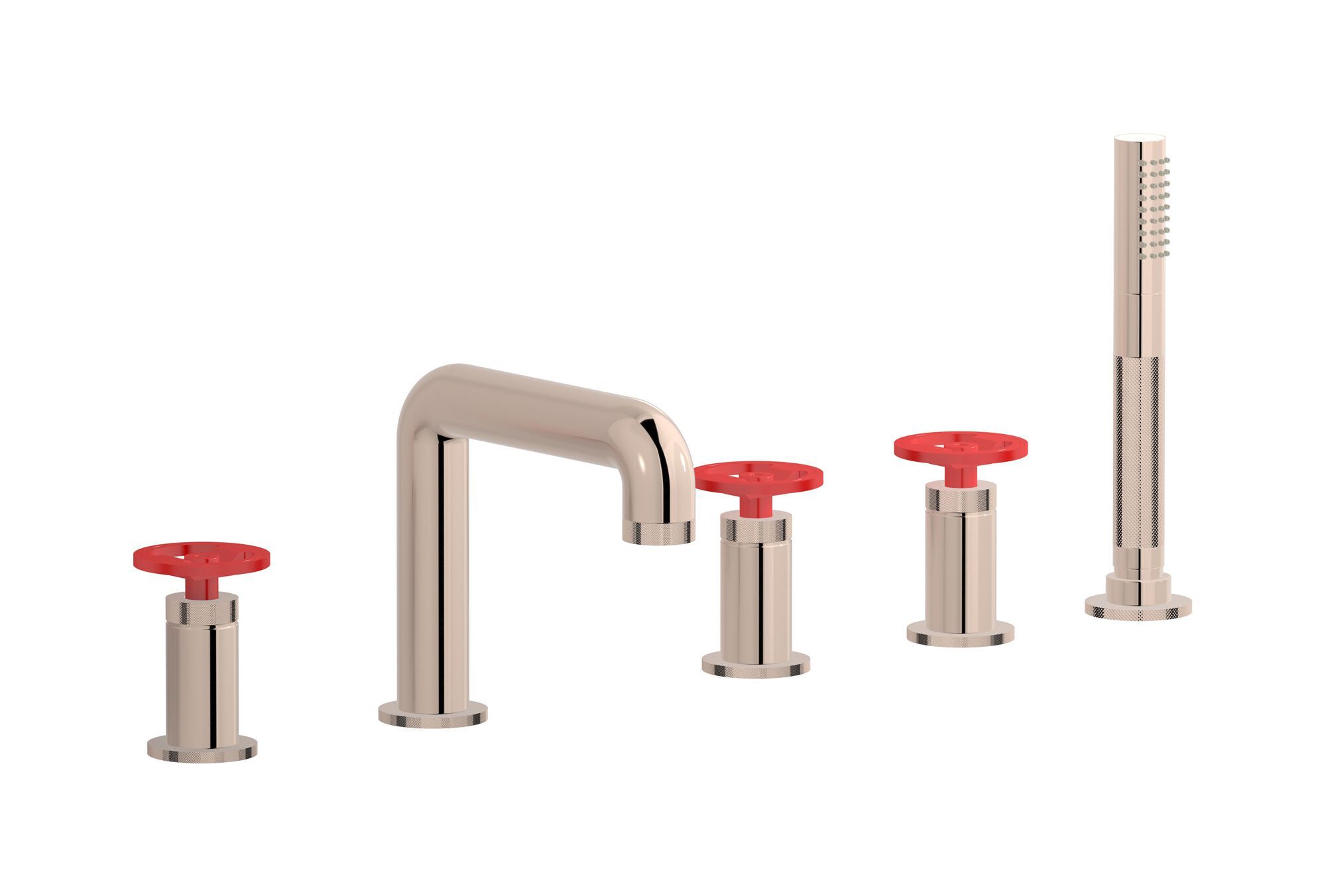 Смеситель для ванны с 5 отверстиями и ручным душем IB Bold ARCH-00114944 - Вид №19