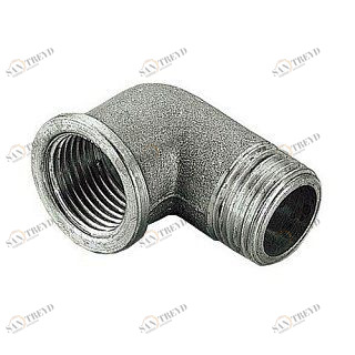 Колено ВР-НР  1/2"x1/2" никель TIEMME 1500057