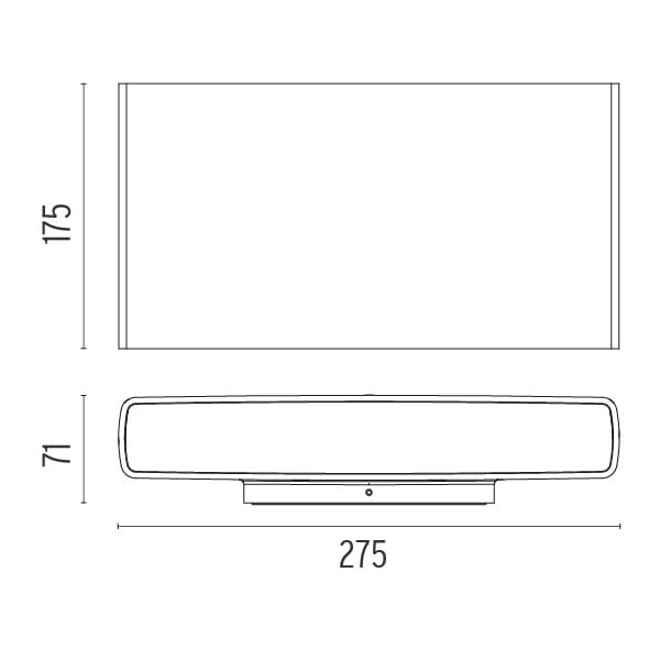 Заливка формы алюминия Сид напольный светильник стены Flos Outdoor Collection-стена + потолок ARCH-00017674 - Вид №3