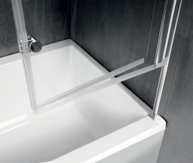 37127 Душевое ограждения на борт вынны Polysan Чехия Odessa - Вид №2