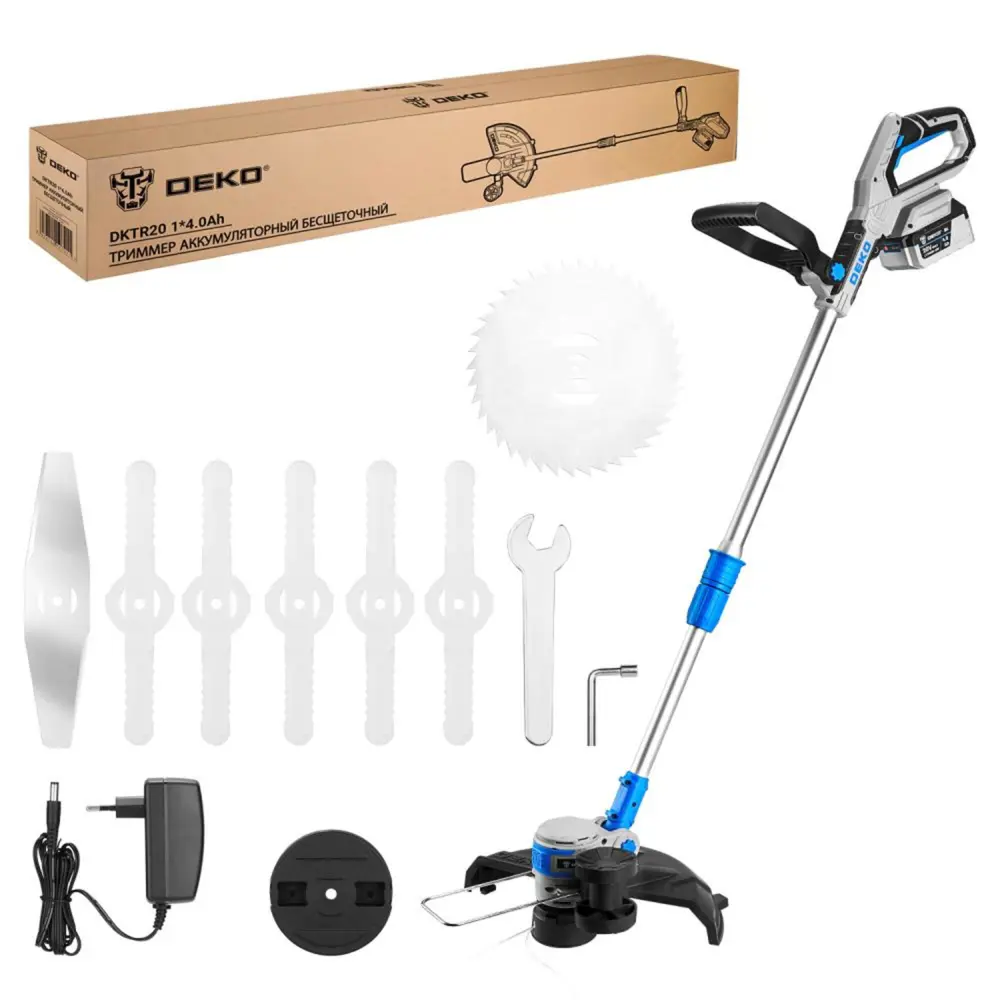 Аккумуляторный триммер DEKO DKTR20 для идеального газона 89363009 STLM-0962988 - Вид №1