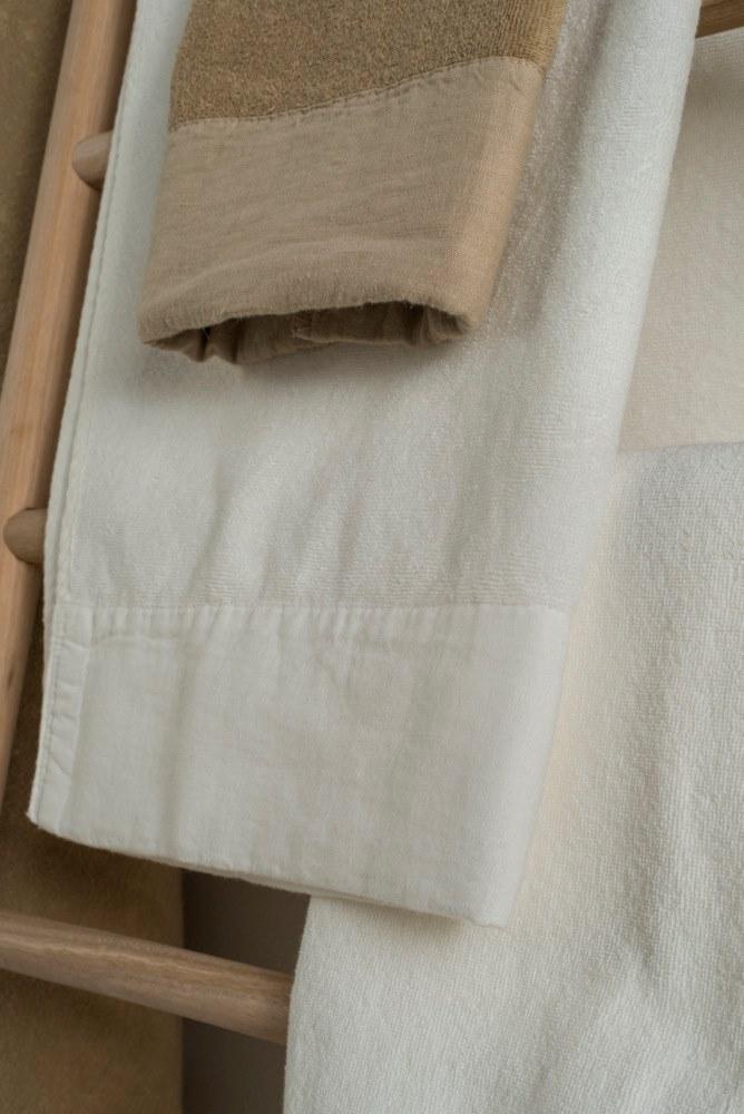 LA FABBRICA DEL LINO Махровое полотенце из хлопка Basic sun-id-1505306 - Вид №1