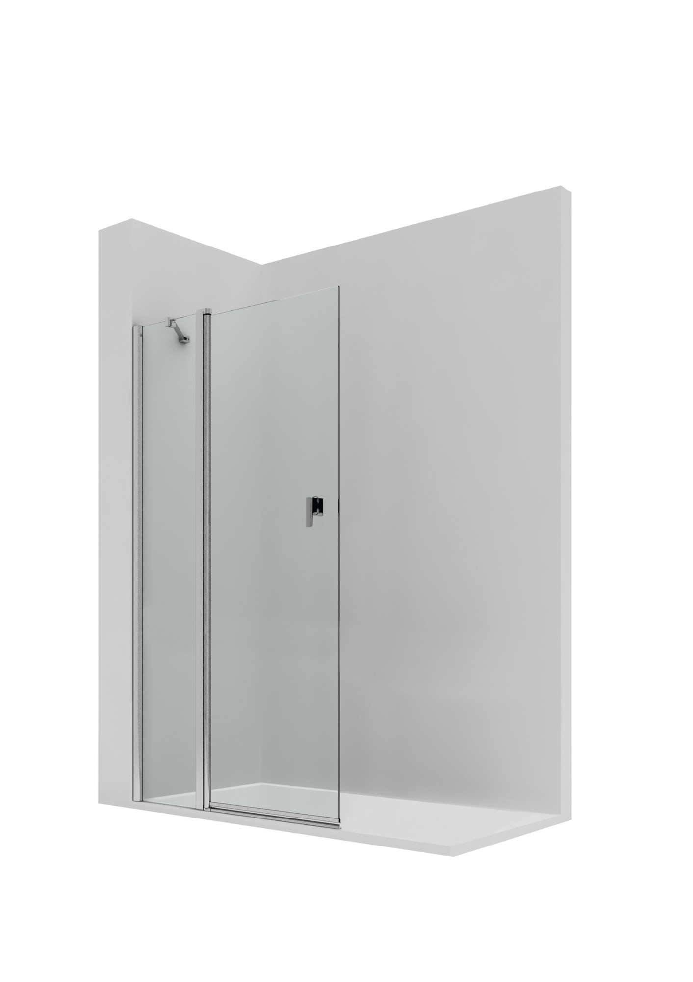 AM207......... D1HF - Неподвижная створка для душа + 1 створка ROCA Easy