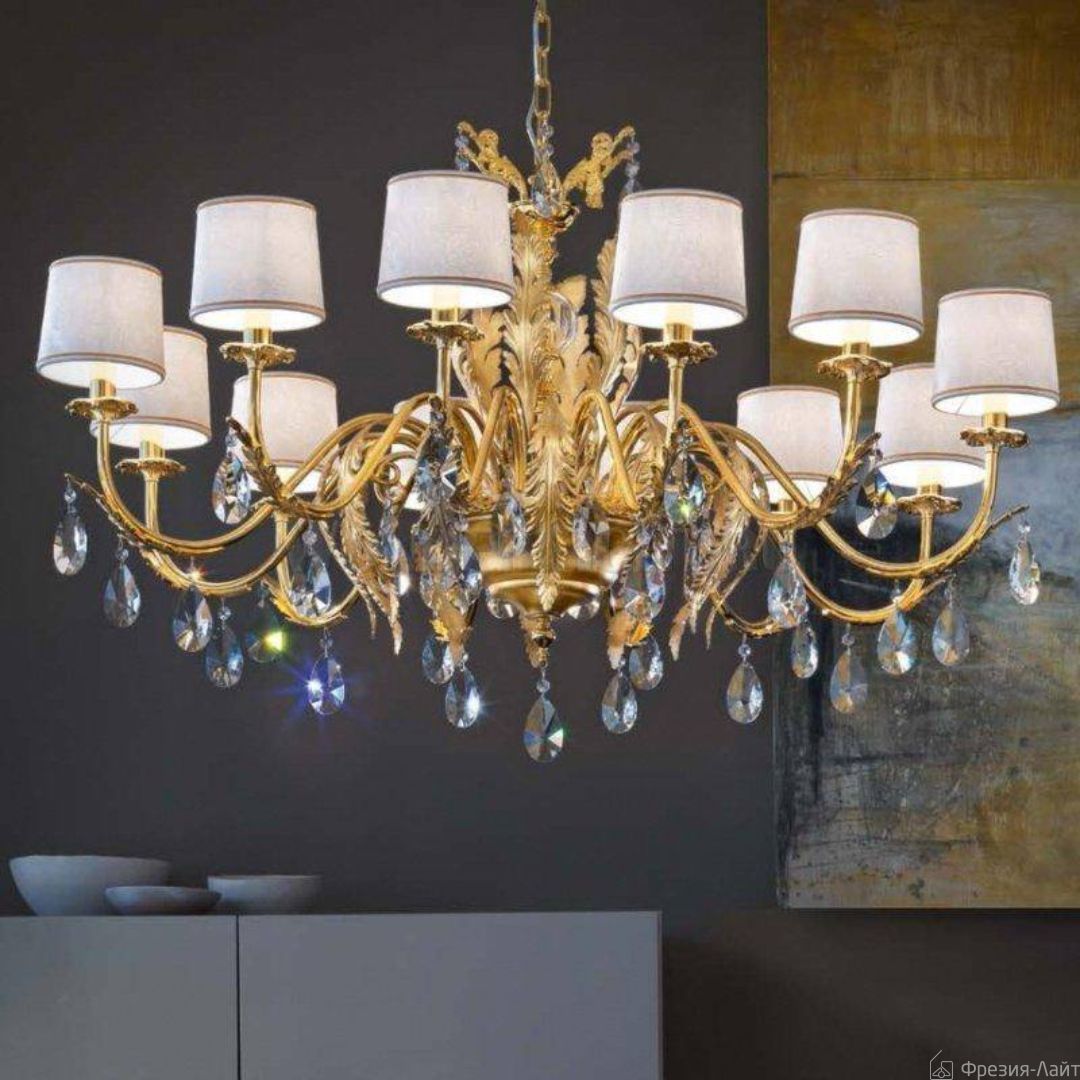 Masiero ACANTIA 8 G03 CUT CRYST большя люстра подвесная 112668