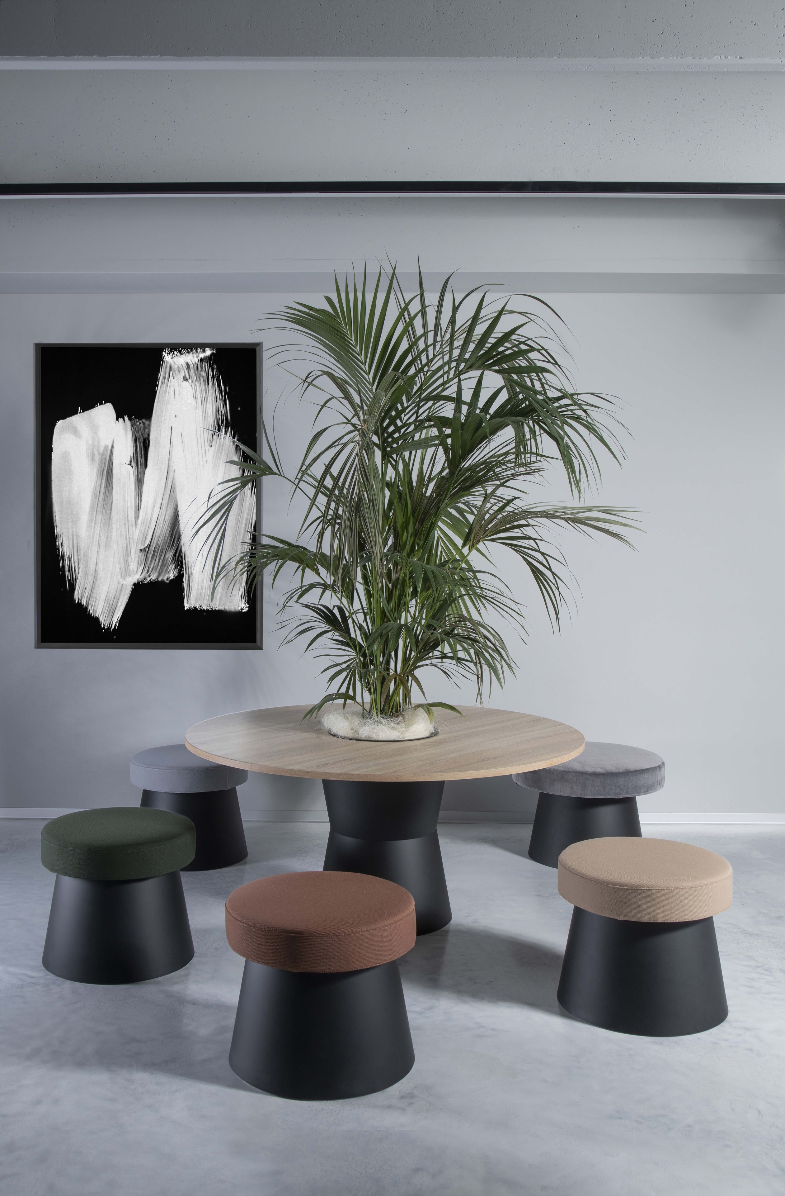 Пуф из ткани и инженерного пластика GABER SALT 56 ARCH-00072268 - Вид №3