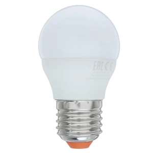 Набор ламп светодиодных Wolta шар E27 8 Вт свет нейтральный белый, 5 шт.