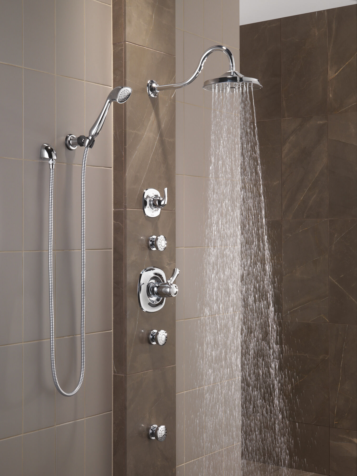 50102-KS Спрей для тела для поверхностного монтажа Delta Faucet Delta Черный нержавеющий - Вид №6