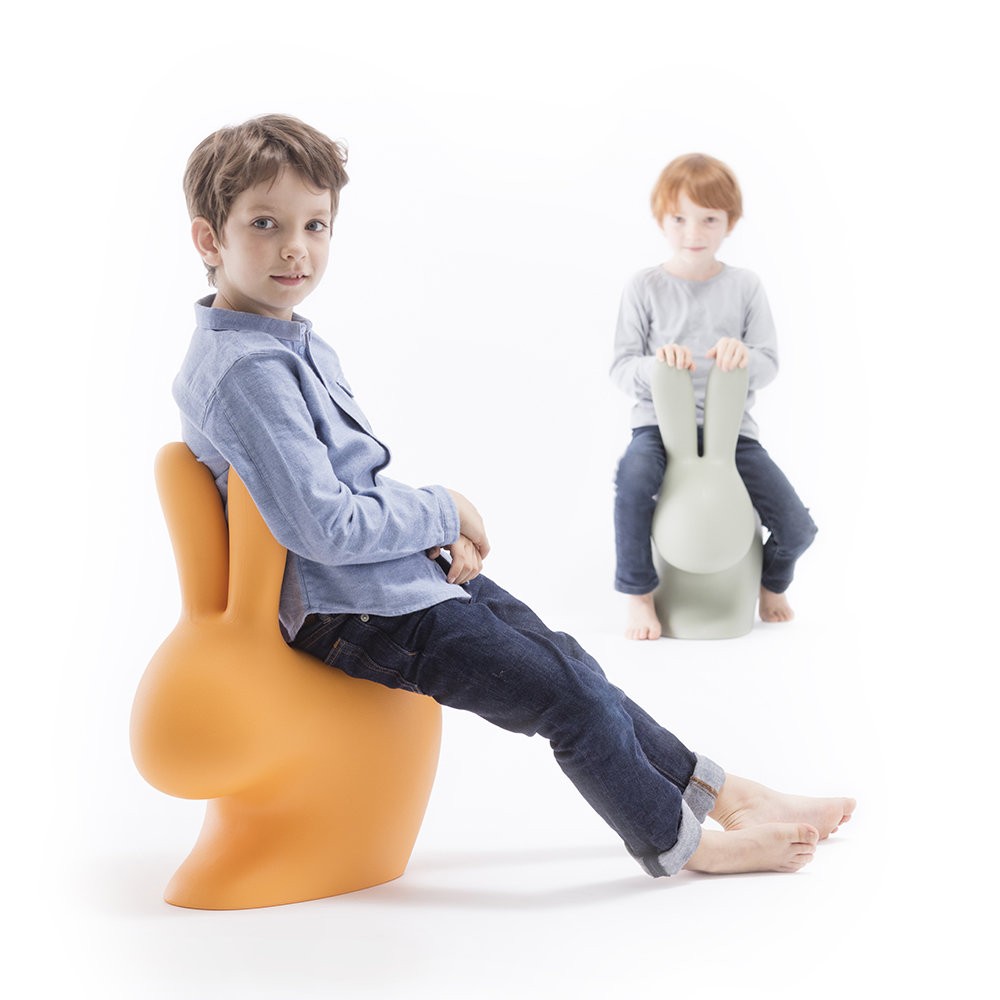 Qeeboo RABBIT CHAIR BABY Light Blue 90001LB стул 120380 - Вид №2