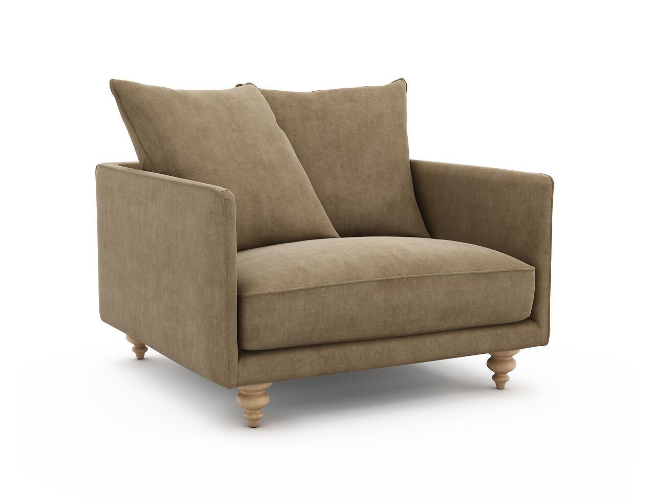 Бархатное кресло с подлокотниками AMPM Lazare ARCH-00080819