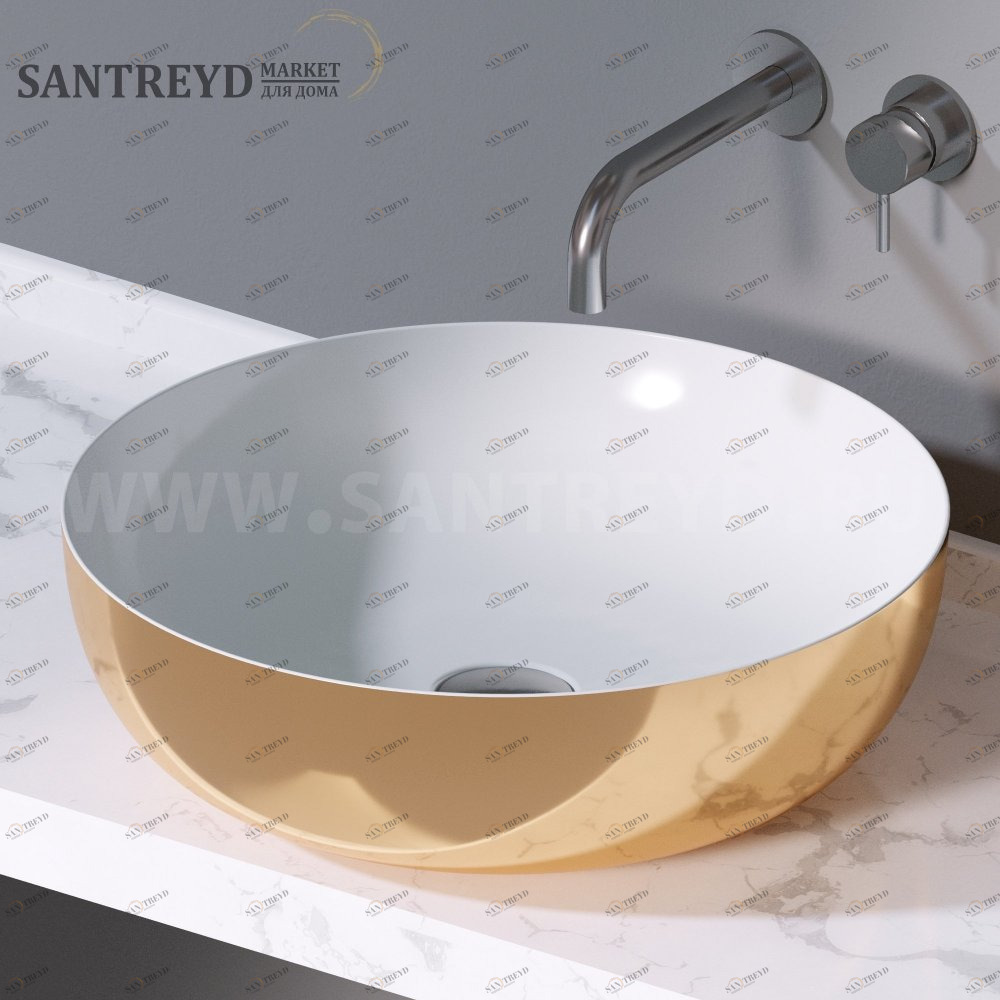 L601250 Накладная раковина на столешницу  круглая A. e T. Italia ELITE AeT ITALIA