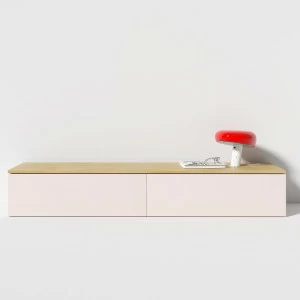 Тумба под телевизор с ящиками серо-бежевая 180 см Tall BRAGIN DESIGN  00-3879355 Бежевый;серый