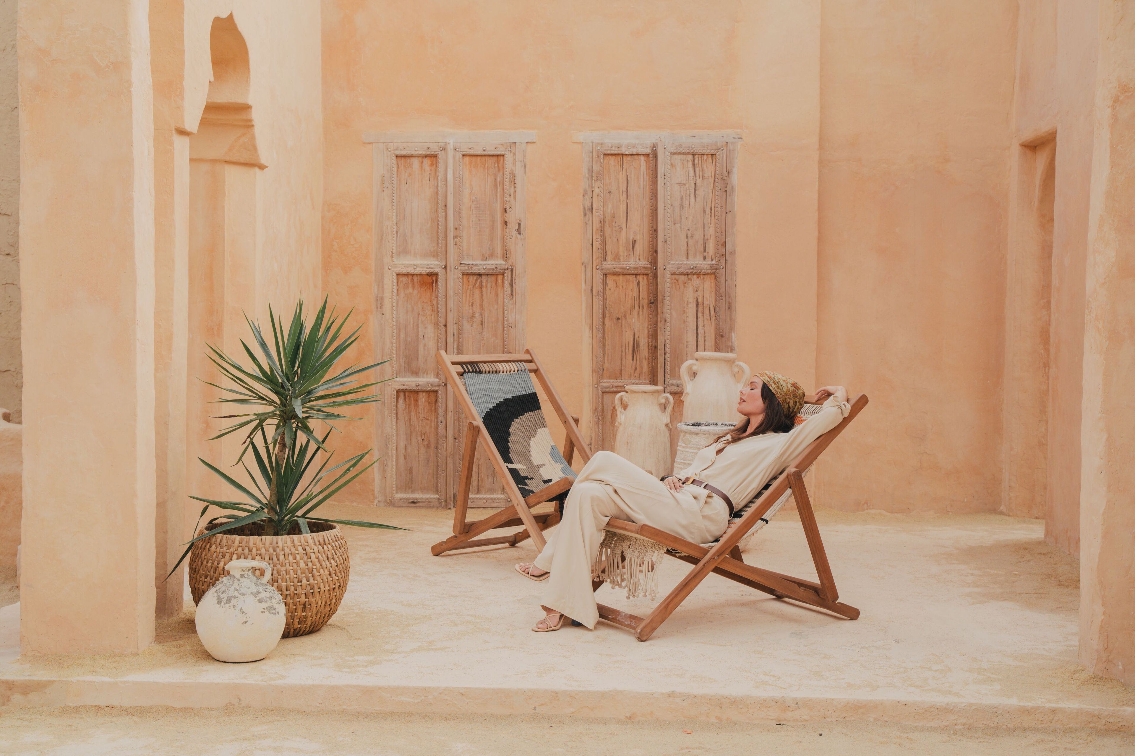 Кресло для отдыха из тикового дерева и веревки cbdesign Виареджо ARCH-00142467 - Вид №3