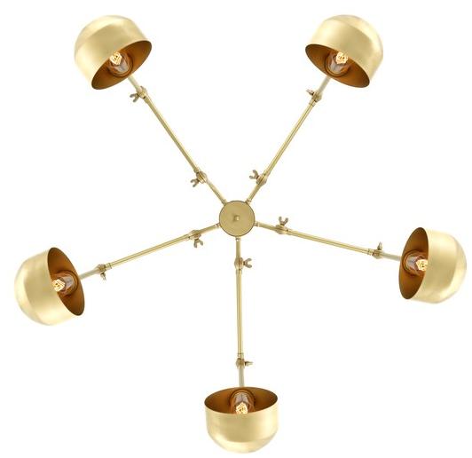 Mullan Lighting Регулируемая люстра из латуни  Mlf236  - Вид №3