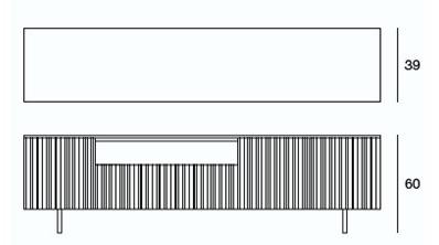 Pacini & Cappellini Тумба под телевизор из массива дерева sun-id-1429414 - Вид №3