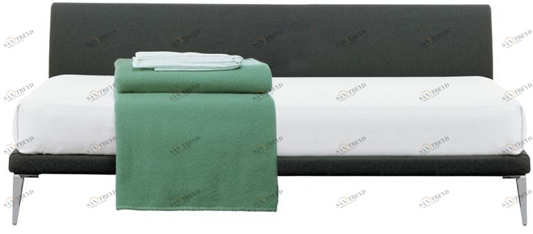 Cappellini Мягкая кровать со съемным чехлом из ткани или кожи sun-id-1436190