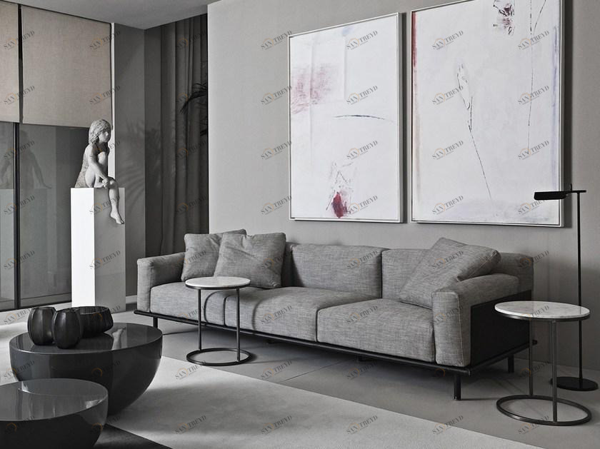 Meridiani Модульный диван из ткани Timothy sun-id-1514157