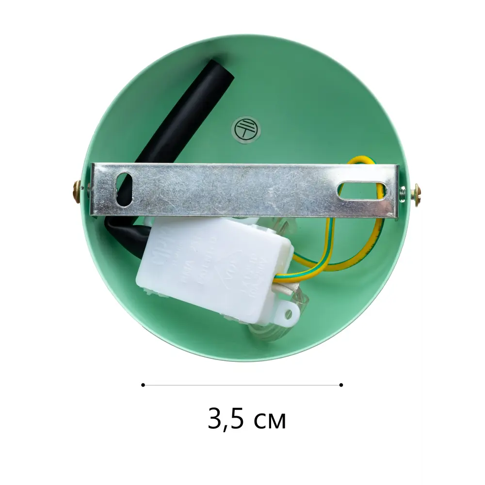 Люстра подвесная «Morila Green», 1 лампа, 10 м², с диммером, цвет зеленый LAMPLANDIA STLM-2032738 - Вид №4