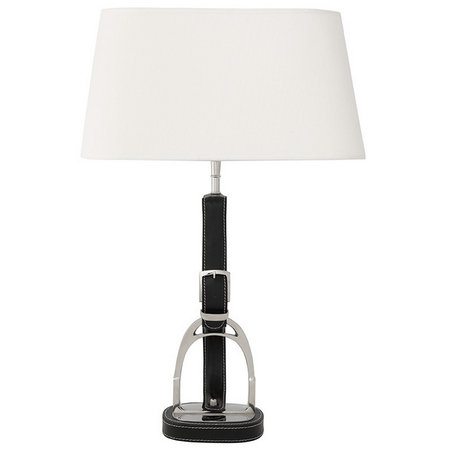 Настольная лампа Olympia Equestrian от Eichholtz Чёрный 107265 EICHHOLTZ КЛАССИЧЕСКИЕ 061832 Белый;черный  - Вид №1