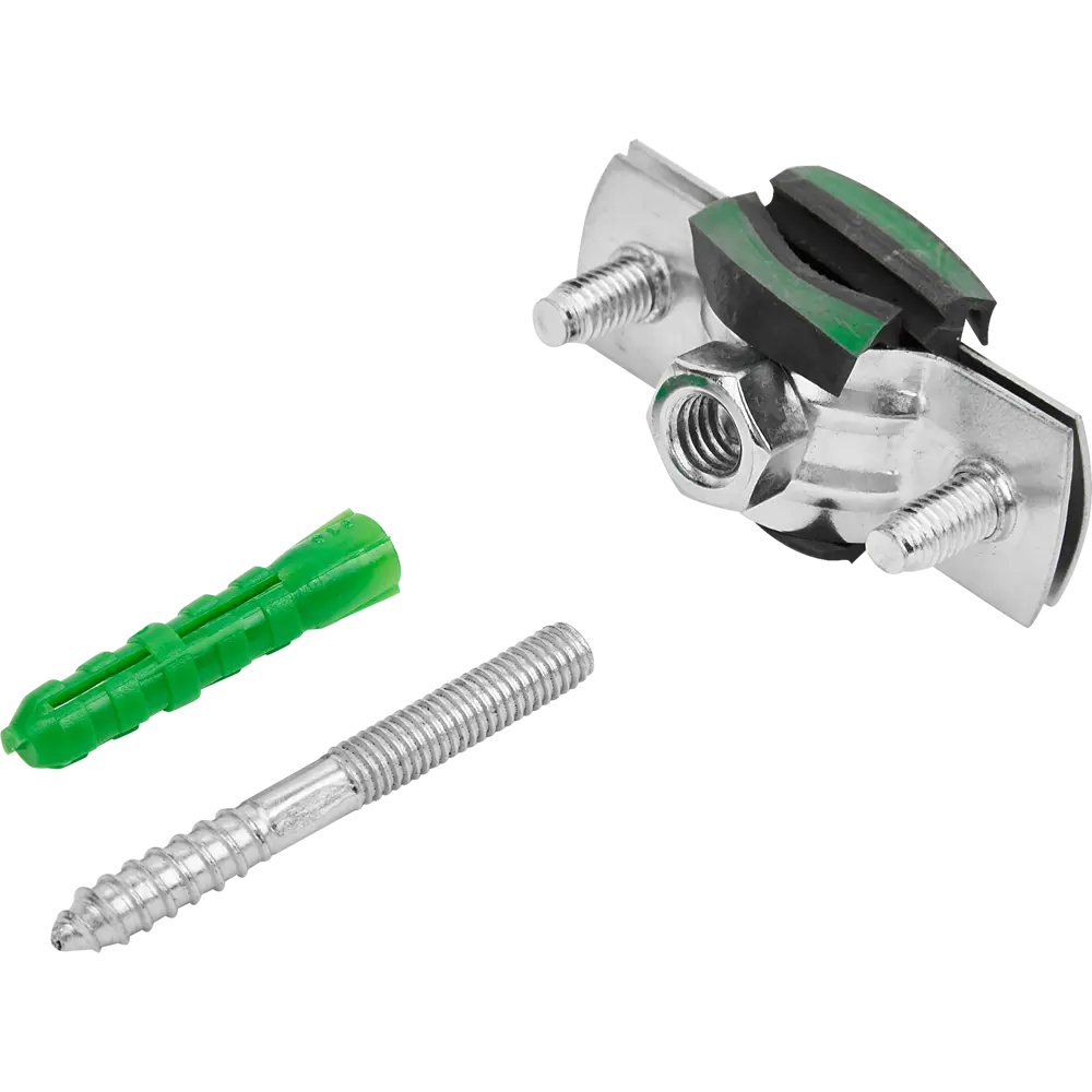 Хомут MAYER для труб ø16-19 мм со шпилькой и антивибрационным уплотнением 84858775 STLM-0056334 - Вид №3