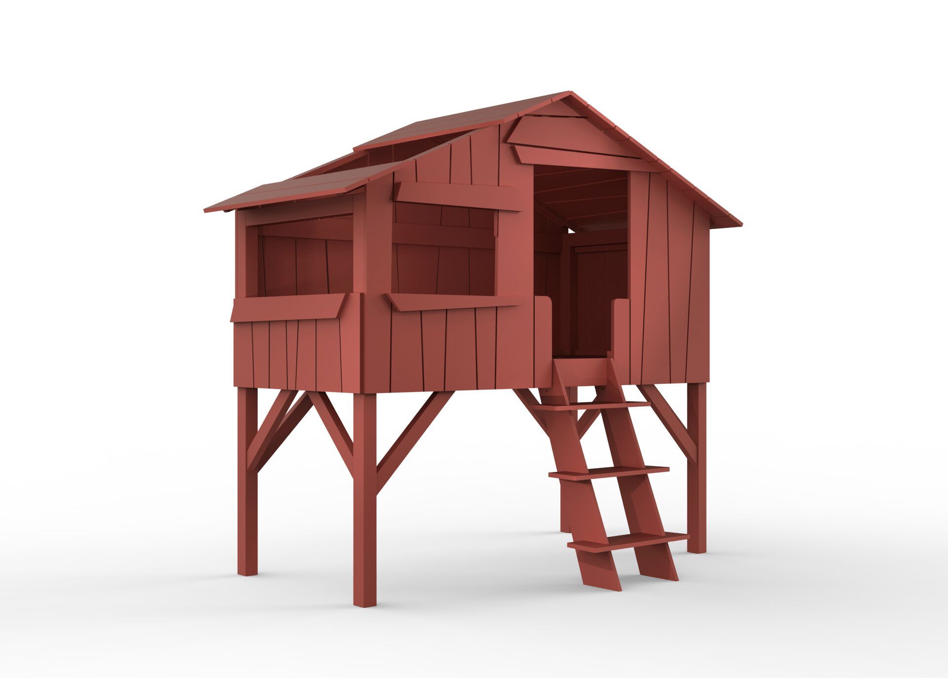 Односпальная кровать из МДФ Mathy by Bols КРОВАТИ И ГОРКИ ДЛЯ ДОМИКОВ НА ДЕРЕВЕ ARCH-00136891 - Вид №39